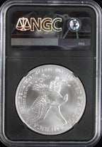2022 Silver Eagle NGC MS70 Guadioso Signed First Day of Issue