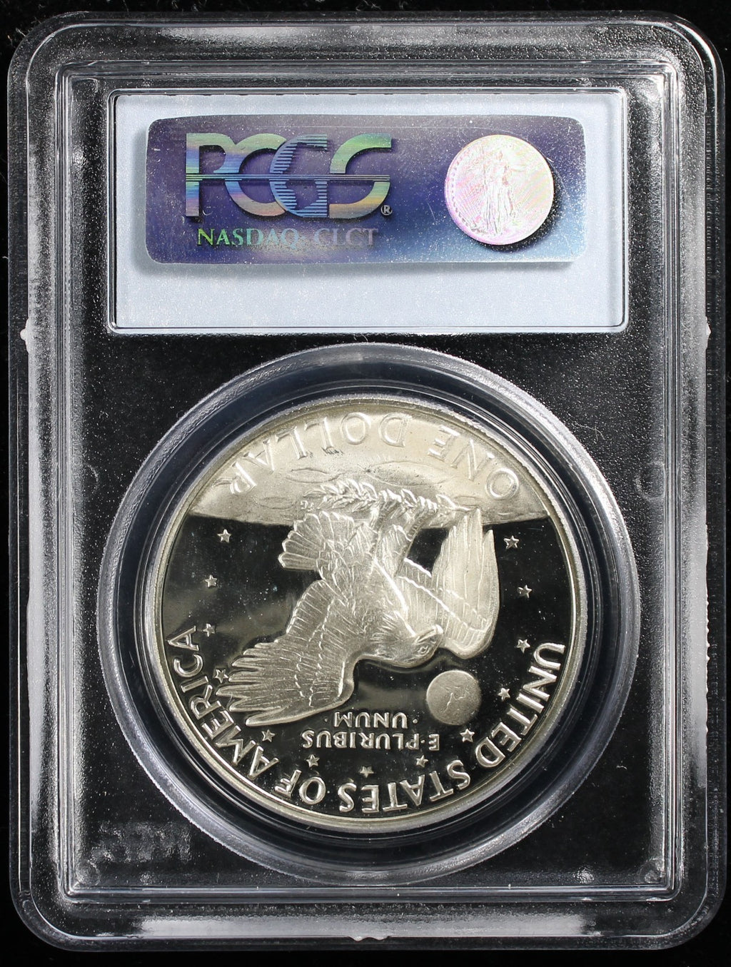 1972-S Eisenhower Silver Dollar $1 PCGS PR69 Deep Cameo FS-101 DDO