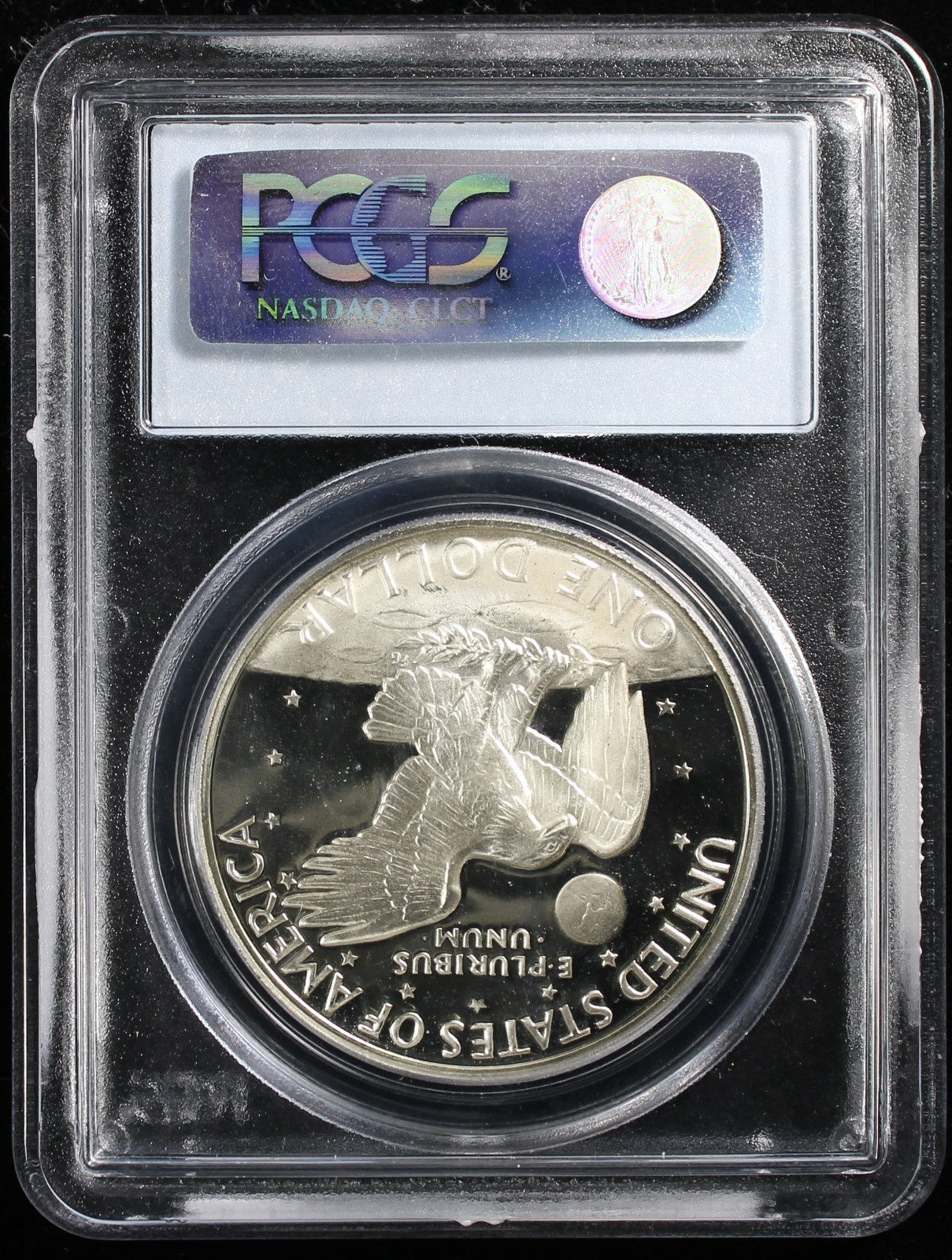1972-S Eisenhower Silver Dollar $1 PCGS PR69 Deep Cameo FS-101 DDO