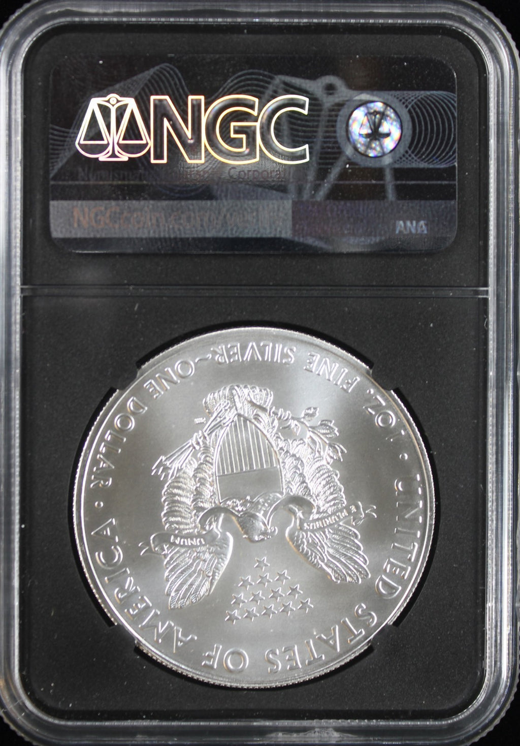 2021-W Silver Eagle NGC MS70 First Day of Issue Guadioso Signed Type 2