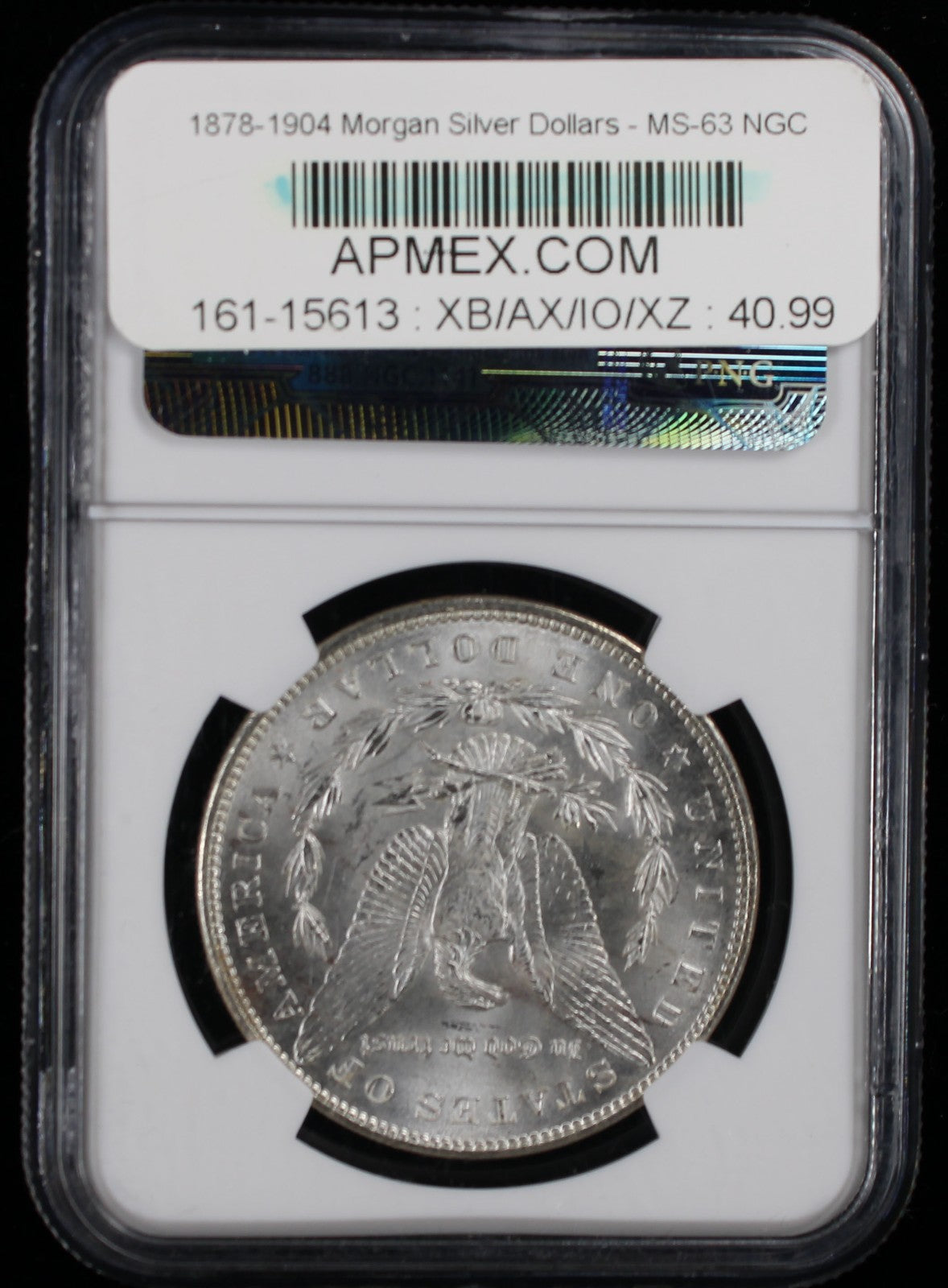 1896 $1 Morgan NGC MS63 McClaren Collection