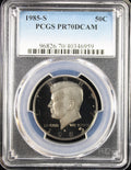 1985-S Kennedy Half Dollar 50c PCGS PR70DCAM