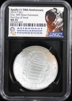 2019 Apollo 11 Astronaut Scholarship Foundation Releases $1 NGC MS70 First Day