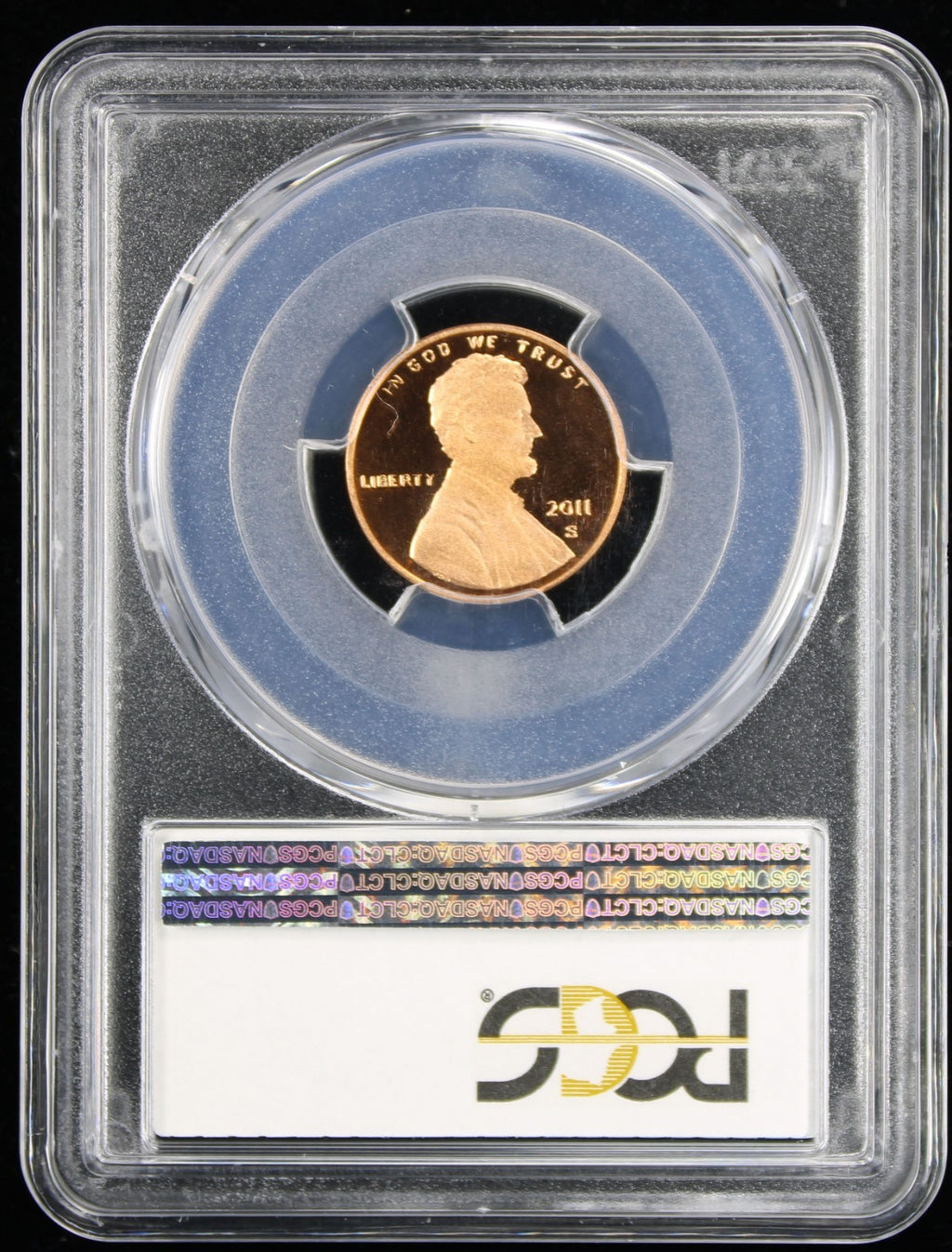 2011-S Proof Lincoln Cent 1c PCGS PR69 Rd RED Deep Cameo Lincoln Shield