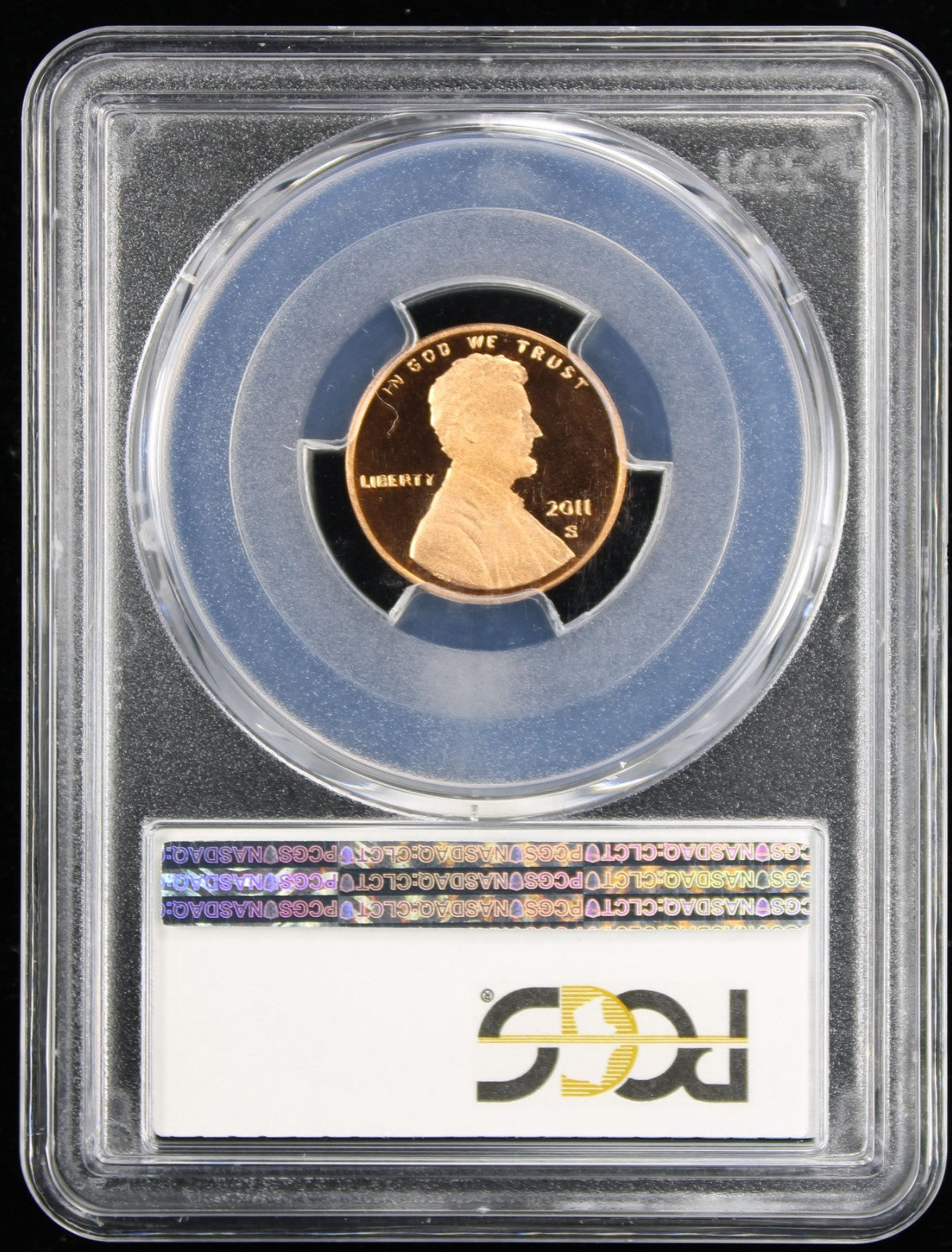 2011-S Proof Lincoln Cent 1c PCGS PR69 Rd RED Deep Cameo Lincoln Shield