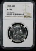 1963 Franklin Half Dollar 50c NGC MS64