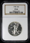 1938 Proof Walking Liberty Half Dollar 50c NGC PF66