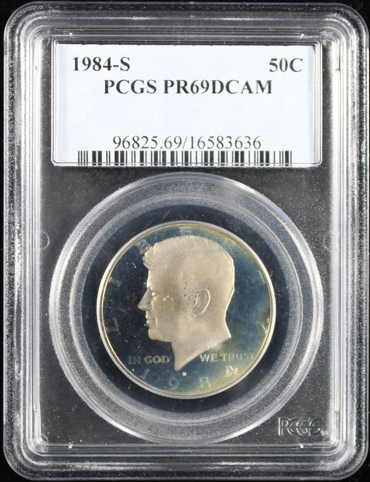 1984-S Kennedy Proof Half Dollar 50c PCGS PR69 Deep Cameo