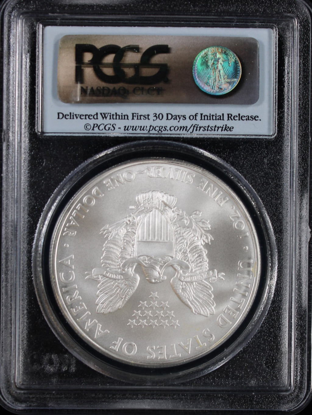 2008 Silver Eagle PCGS MS70 First Strike