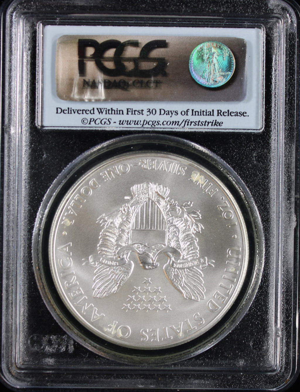 2008 Silver Eagle PCGS MS70 First Strike
