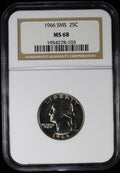 1966 Washington Quarter 25c NGC MS68 SMS Special Mint Set