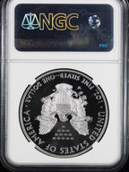 2017-W Silver Eagle NGC PR70UCAM Mercanti Signed Emergency Auction