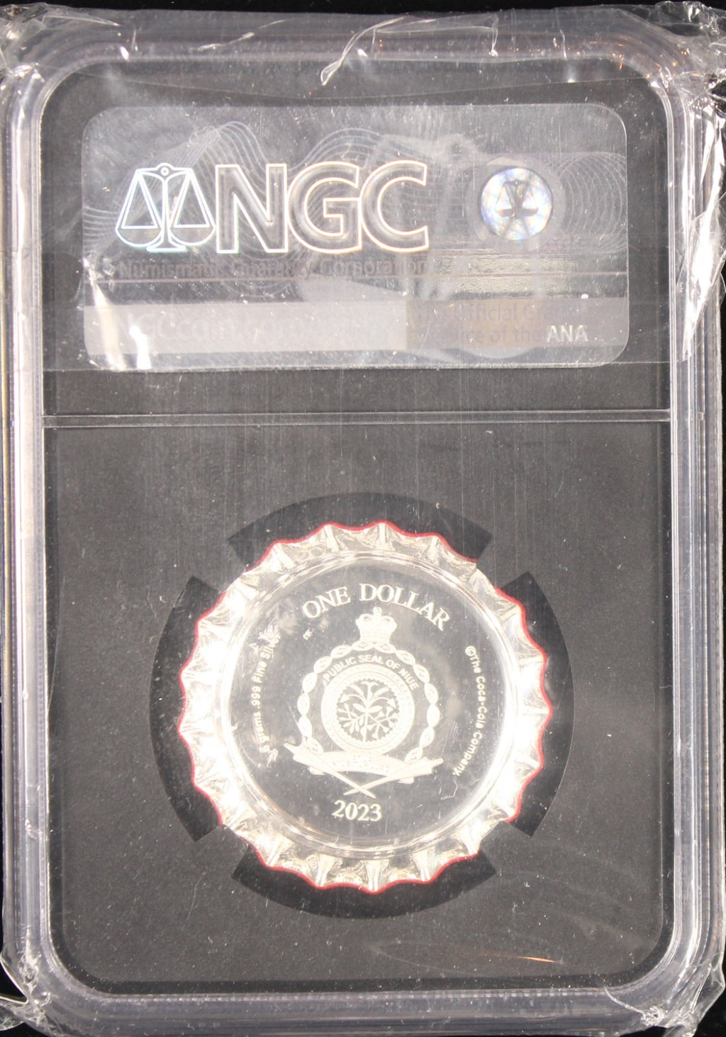 2023 Niue S$1 Coca-Cola Bottle Cap NGC PF70UCAM