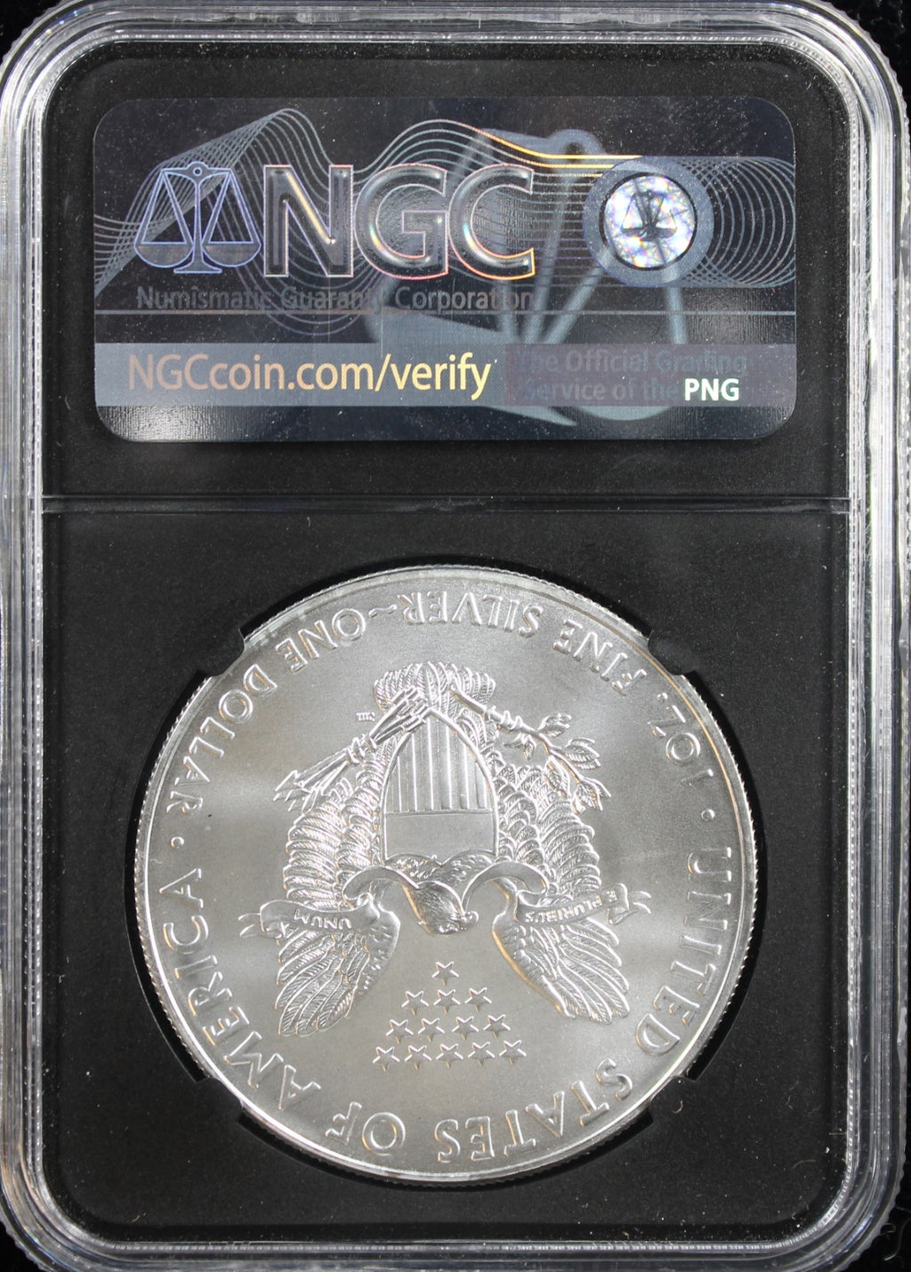 2018 Silver Eagle NGC MS70 Early Releases Castle Signed
