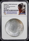 2019 Apollo 11 50th Anniversary Astronaut Scholarship Foundation $1 NGC MS70