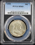 1955 Franklin Half Dollar 50c PCGS MS64