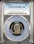 1983-S 5c Jefferson PCGS PR70DCAM
