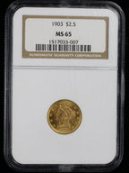 1903 $2.5 Liberty NGC MS65