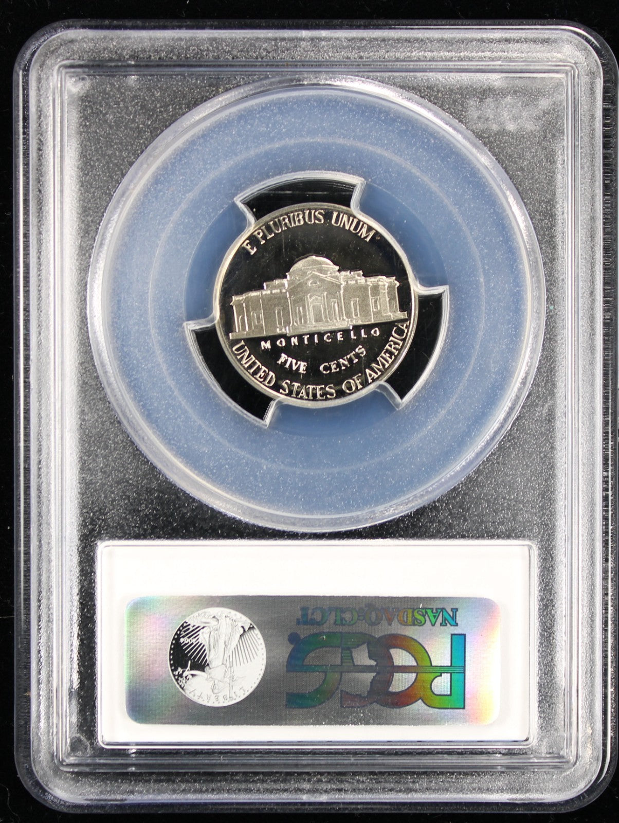 1996-S Jefferson Proof Nickel 5c PCGS PR70 DCAM Deep Cameo