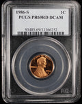 1986-S Proof Lincoln Cent 1c NGC PR69 Rd RED Ultra Cameo Lincoln Cent