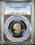 1979-S Susan B Anthony Dollar $1 PR70DCAM Type 1