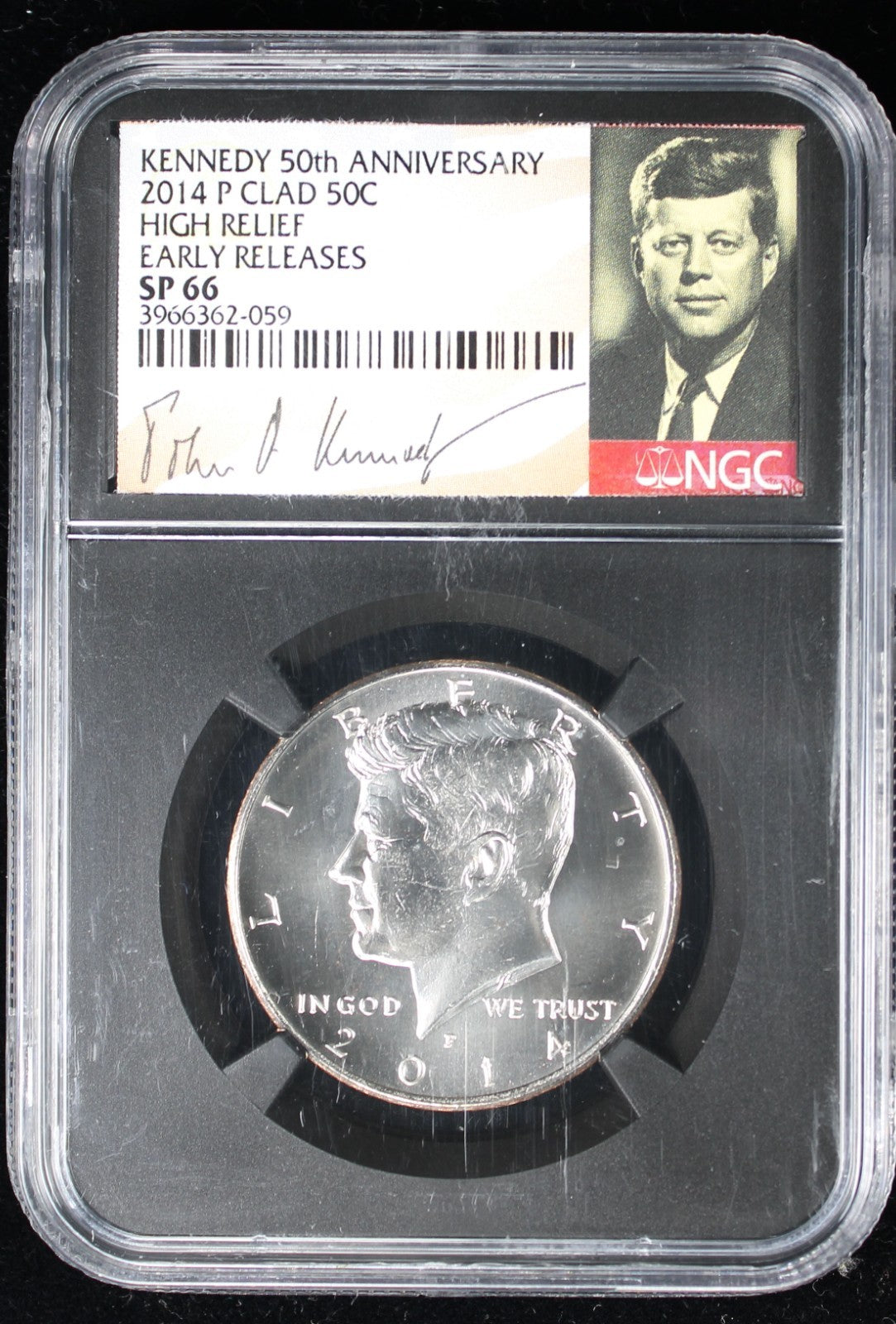 2014-P Kennedy Special Proof Half Dollar 50c NGC SP 66 High Relief