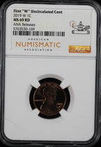 2019-W 1c NGC MS69RD ANA Releases