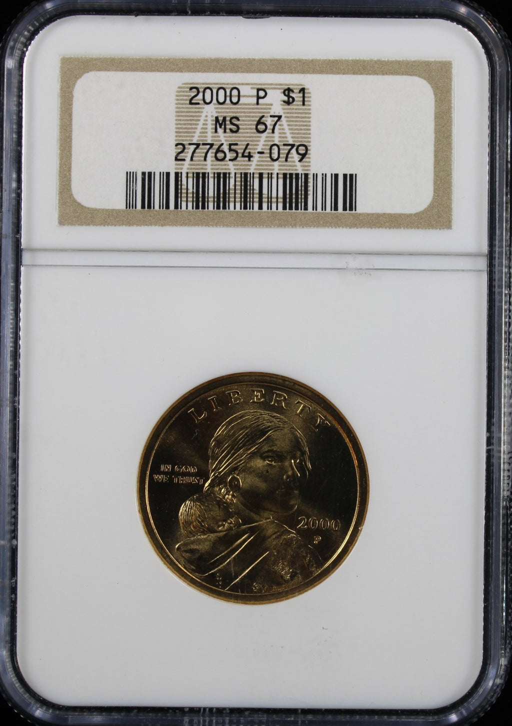 2000-P Sacagawea Dollar $1 NGC MS67