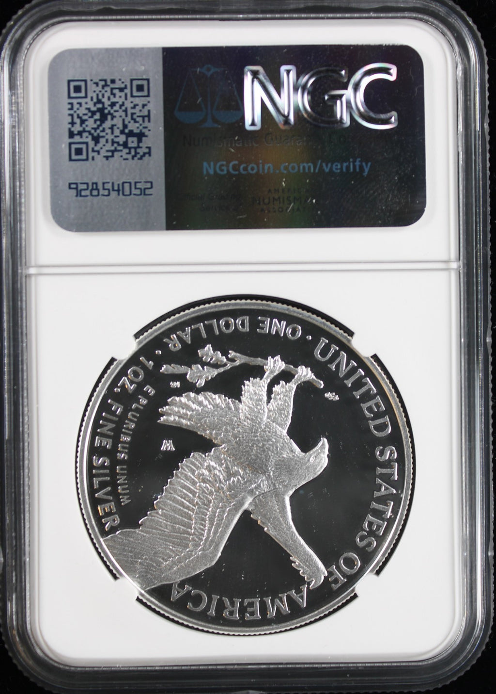 2025-W Silver Eagle NGC PF70UCAM Guadioso Signed Advance Releases