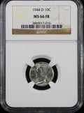 1944-D Mercury 10c NGC MS66 Full Bands