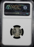 1938-D Mercury 10c NGC MS67+ Full Bands CAC