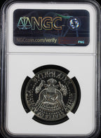 1964 Kennedy Half Dollar 50c NGC PF65 Cameo Accent Hair