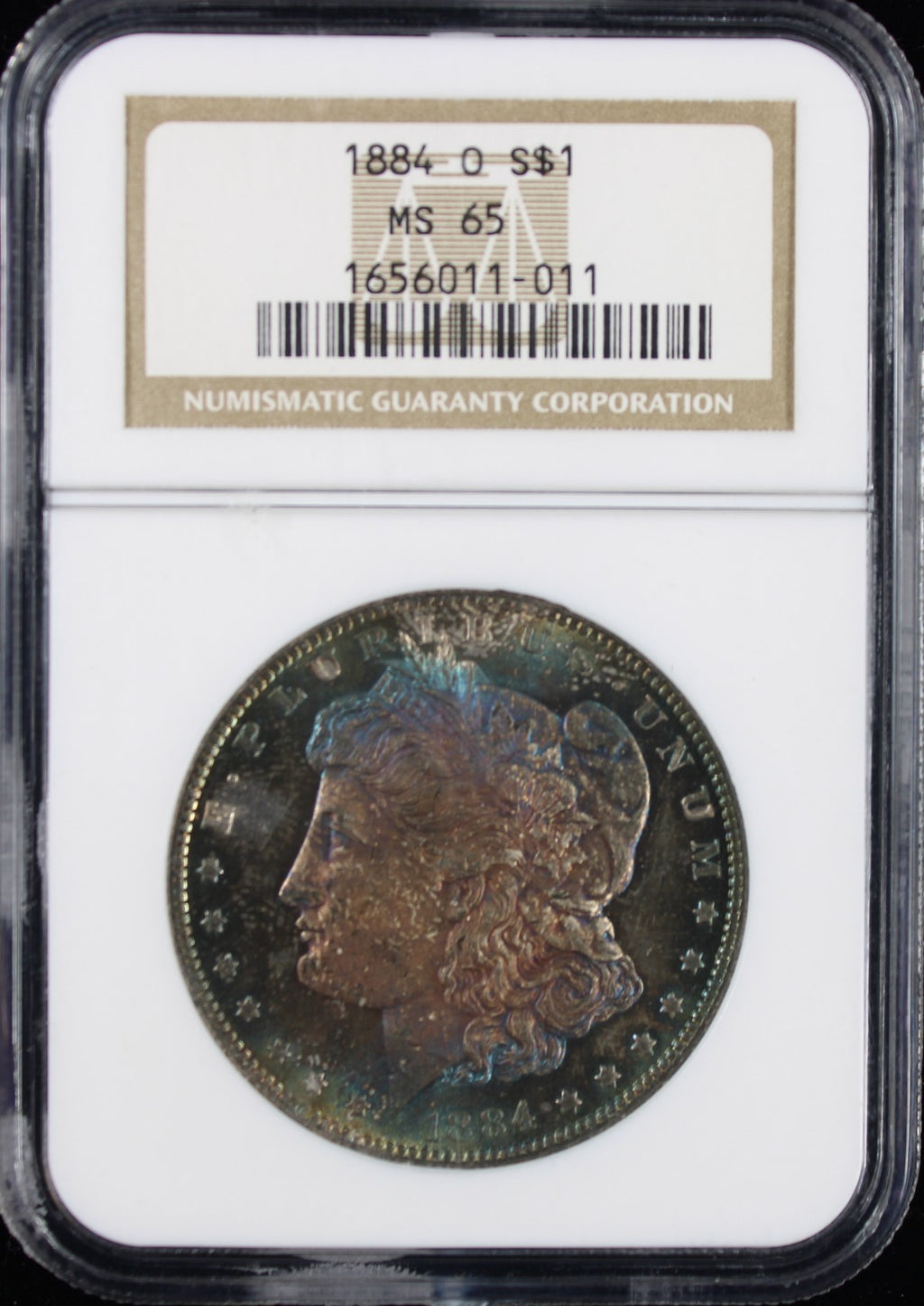 1884-O $1 Morgan NGC MS65 Toned