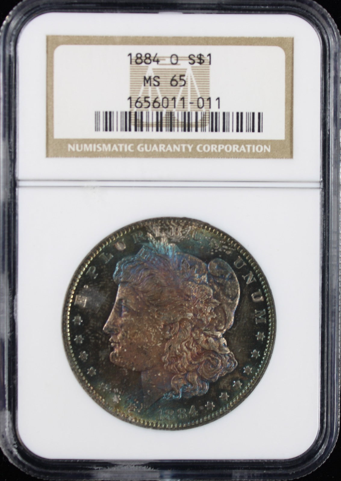 1884-O $1 Morgan NGC MS65 Toned