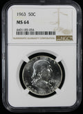 1963 Franklin Half Dollar 50c NGC MS64