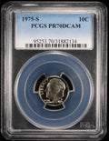 1975-S Proof Roosevelt Dime 10c PCGS PR70 DCAM Deep Cameo