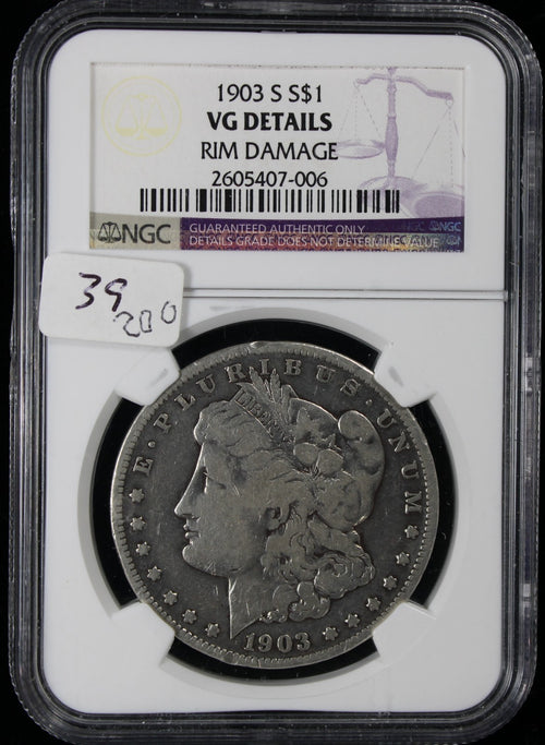 1903-S $1 Morgan NGC VG Details