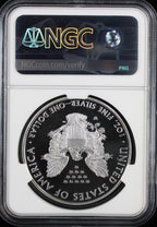 2016-W Silver Eagle Lettered Edge NGC PR70UCAM Mercanti Signed