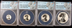 2023 Fiji 4 Coin Fractional Set ANACS First Strike RP70