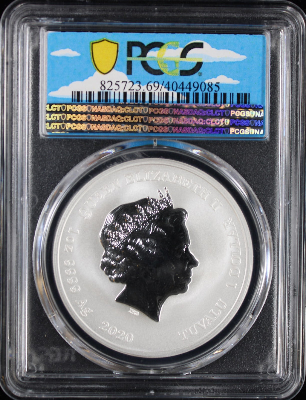 2020-P $1 Tuvalu Bart Simpson MS69