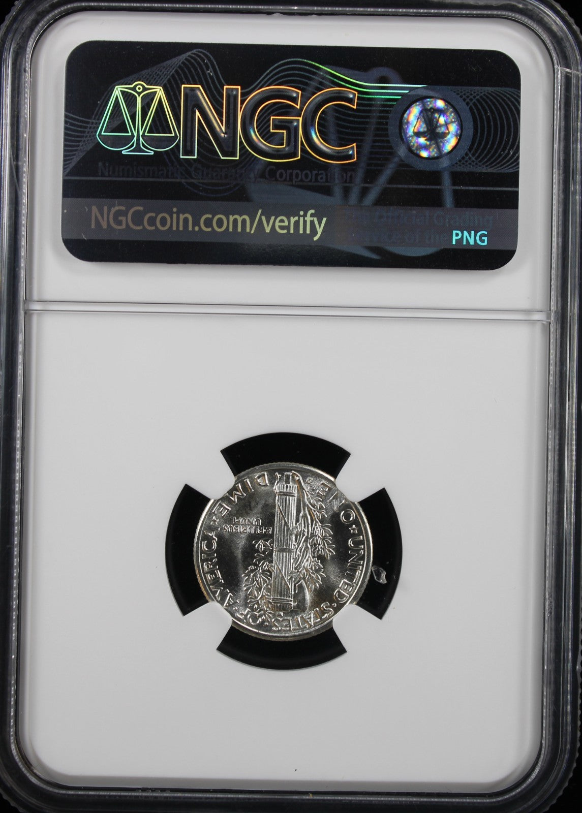 1945-D Mercury 10c NGC MS67+