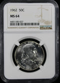 1962 Franklin Half Dollar 50c NGC MS64