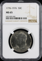 1976 Kennedy Half Dollar 50c NGC MS65