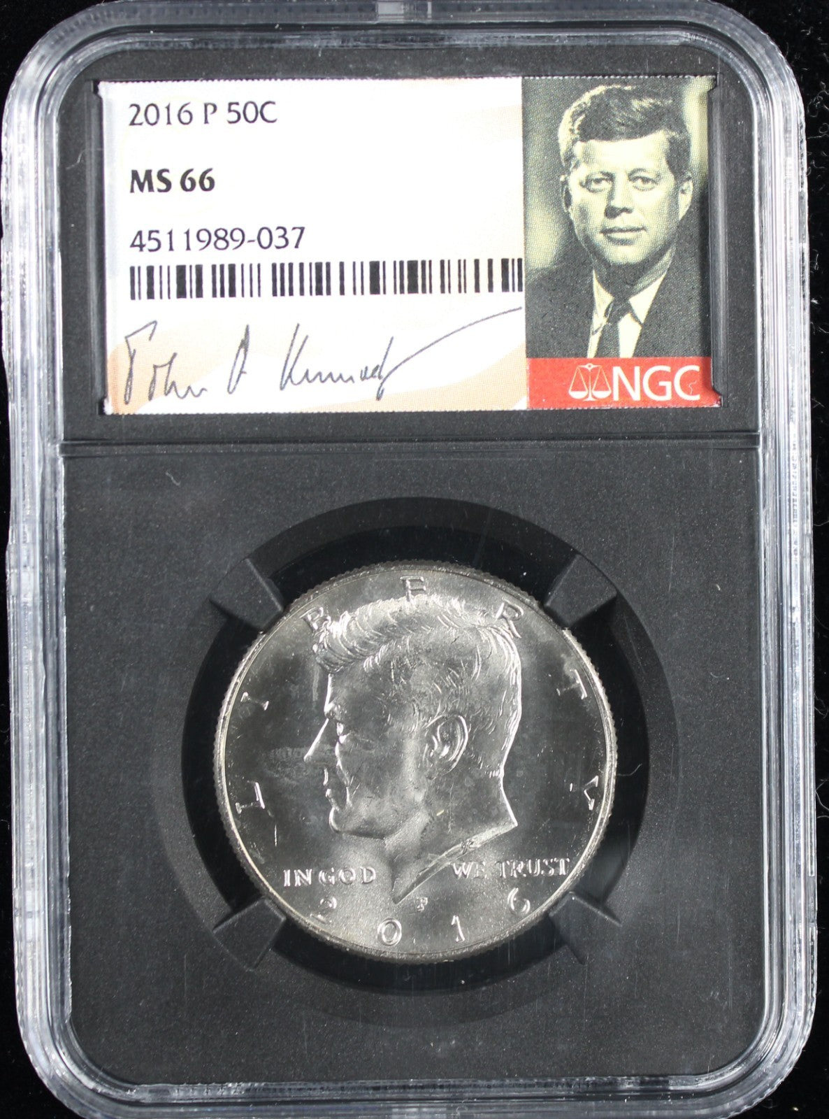 2016 Kennedy Half Dollar 50c NGC MS66