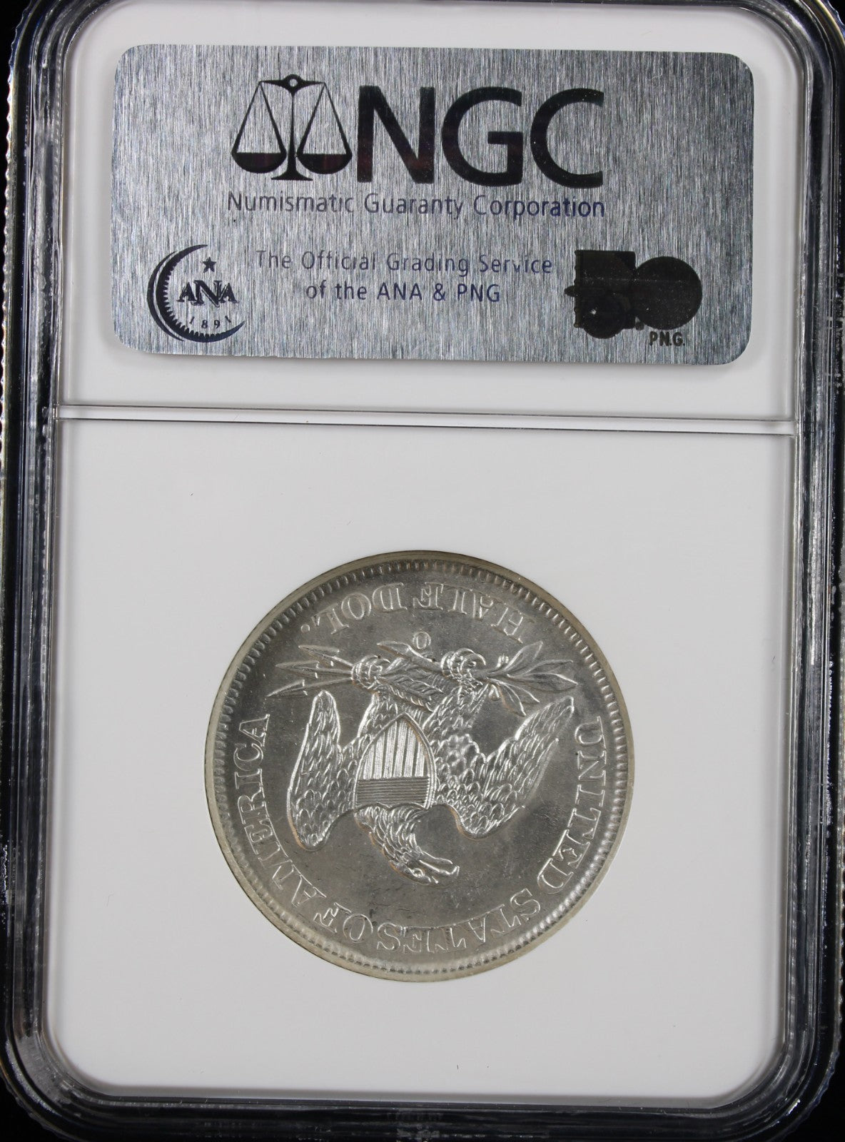 1861-O 50c Shipwreck Effect A SS Republic NGC UNC Louisiana Issue