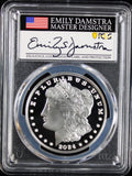 2024-S $1 Morgan PCGS PR70DCAM Advanced Release Emily Damstra Signature
