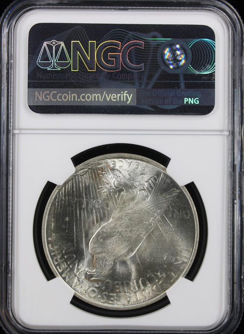 1922 Peace $1 NGC MS66