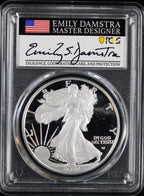 2022-W (2024) Silver Eagle PCGS PR70DCAM Damstra Signed