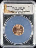 2009-D Lincoln Cent 1c ANACS MS67 RD Presidency