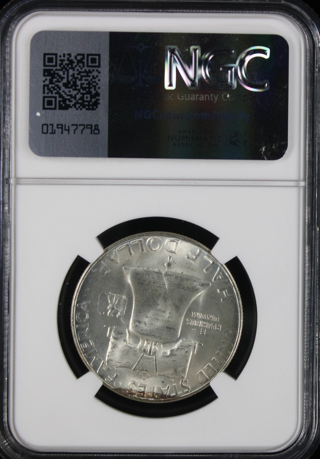 1952-S Franklin 50c NGC MS65 FBL